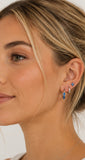 Ocean Blue Trio – 3 Piece Earring Set – Gold (Copy)