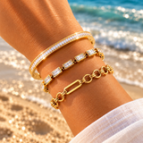 Gold Unity Link Bracelet