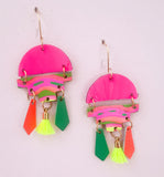Aztec Drop Earrings