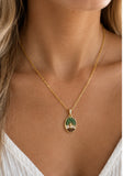 Emerald Tree of Life Necklace