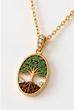 Emerald Tree of Life Necklace