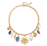 Statement Charm Necklace