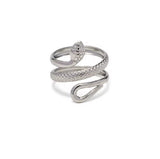 Snake Wrap Ring Gold N Silver