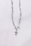 Bow & Pearl Charm Necklace