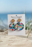 Colorful Orbit Drop Earrings 35m