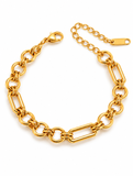 Gold Unity Link Bracelet