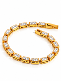 Gold Zircon Bracelet