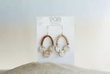 Gold Marble Arch Infinity Drop earrings