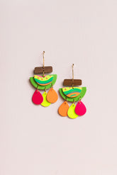 Green_Half_Moon_drops_leather_earrings