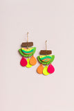 Green_Half_Moon_drops_leather_earrings