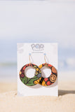 Flower Child – Hoop Drop Earrings