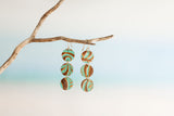 Jade Embossed Infinity Drops Earrings 1