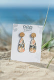 Leopard Floral Luxe Drop Earrings