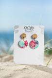 Palm Orbit Drop Earrings