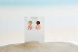 Pink Sparkle Orbit Drop Earrings 15m