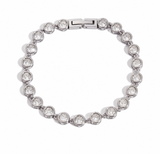 Crystal Tennis Bracelet | Gold & Silver