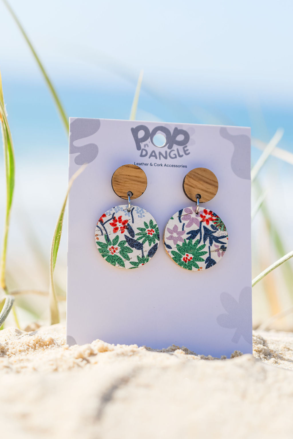 Soft Garden Orbit Drop Earrings 2m