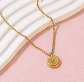 Coastal Spiral Shell Necklace