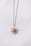 Sun Pendant Necklace – Waterproof, tarnish-resistant