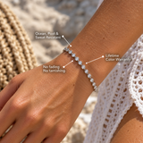 Crystal Tennis Bracelet | Gold & Silver