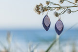 Sweet Drop Duo Leather Earrings