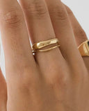 Soft Wave Stacking Ring