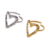 waterproof open gold rings
