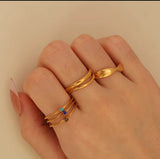 Double Band Ring – Minimalist Stack Ring
