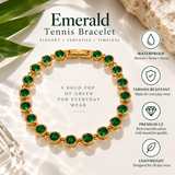 Emerald Tennis Bracelet