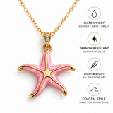 Pink Starfish Necklace