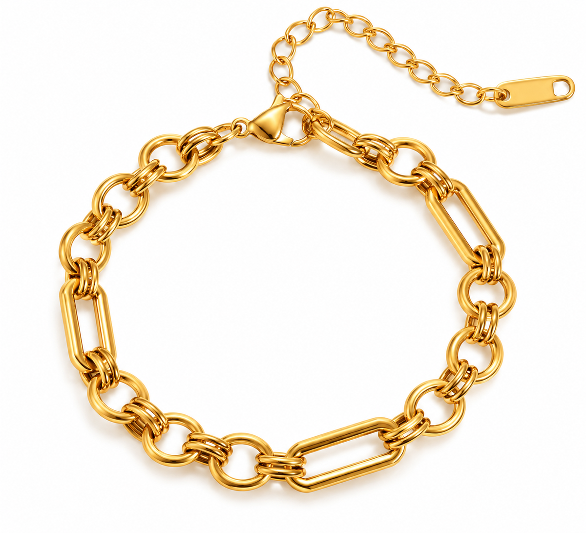 Gold Unity Link Bracelet