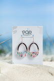 Acrylic Arches Luna s
Shaped Watercolor LDrop Earrings 