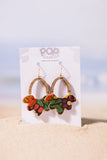 Flower Child – Timber Arch Earrings