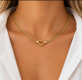 Forever Heart Chain Necklace