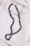 Freshwater Pearl Necklace Stainless Steel  Clasp