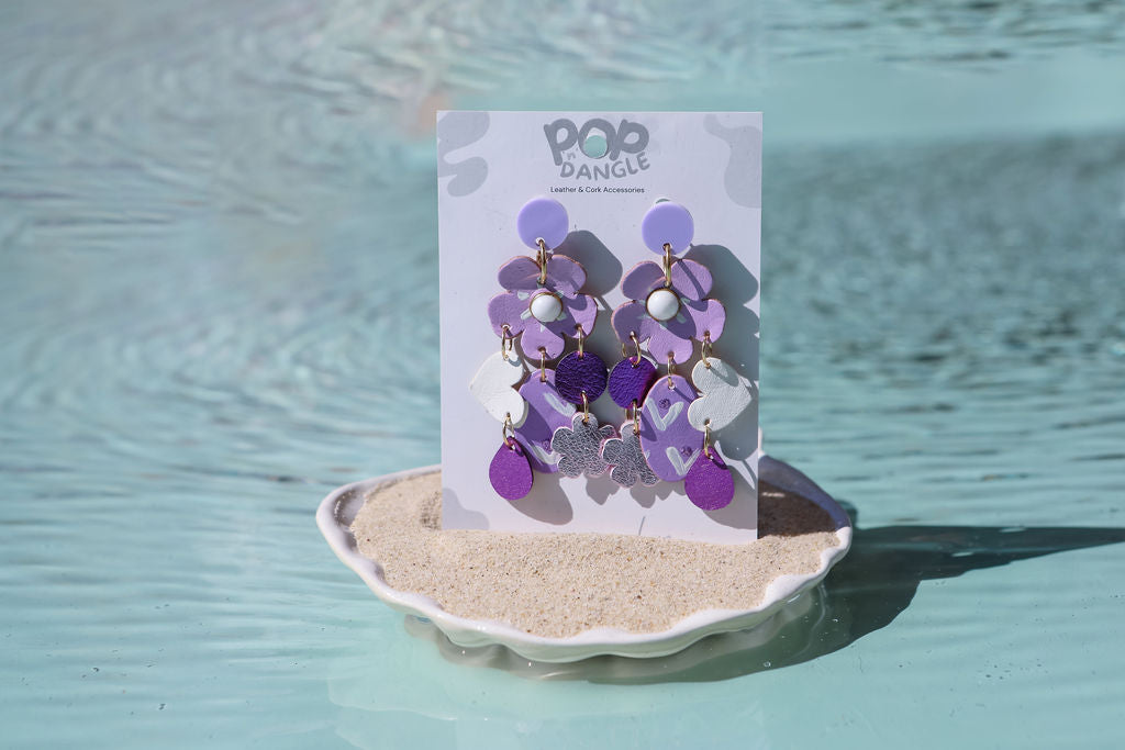 Flower Statement Earrings 