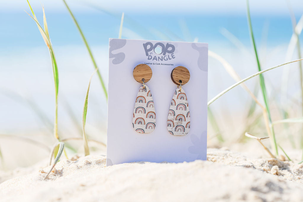 Boho Rainbow Luxe Drop Earrings 