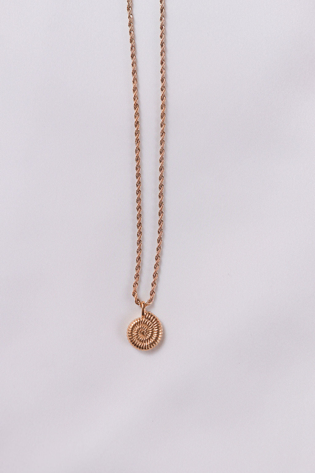Coastal Spiral Shell Necklace
