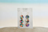 Colourful Infinity Drop Earrings 