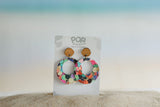 Colourful Hoop Earrings 