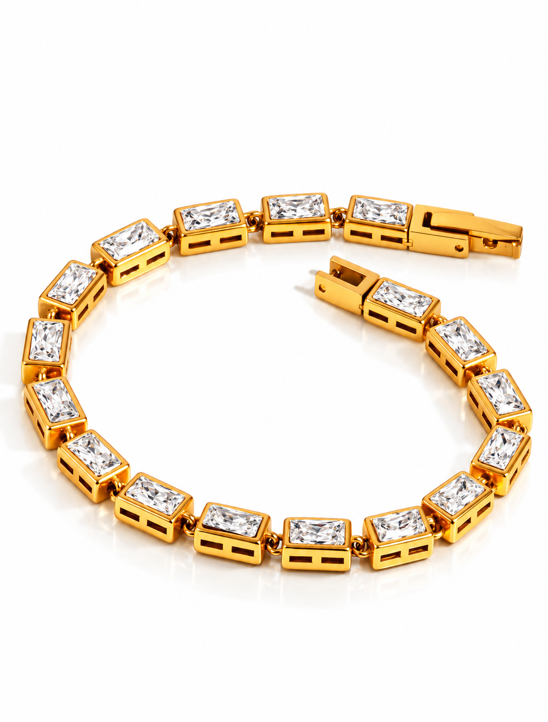 Gold Zircon Bracelet