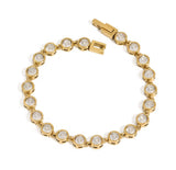 Crystal Tennis Bracelet | Gold & Silver