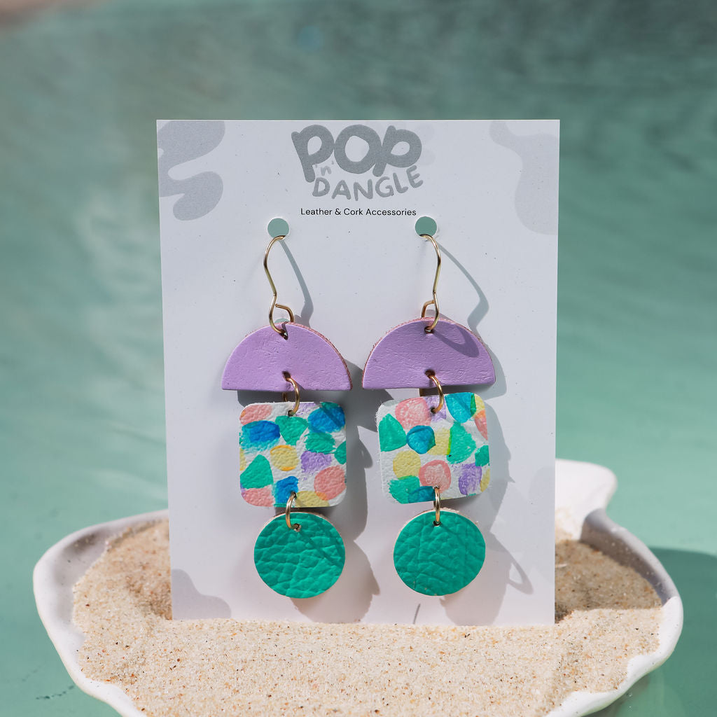 Lilic_Trinity_Art_Drops_Leather _Earrings 