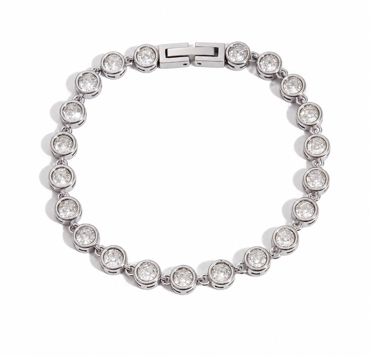 Crystal Tennis Bracelet | Gold & Silver