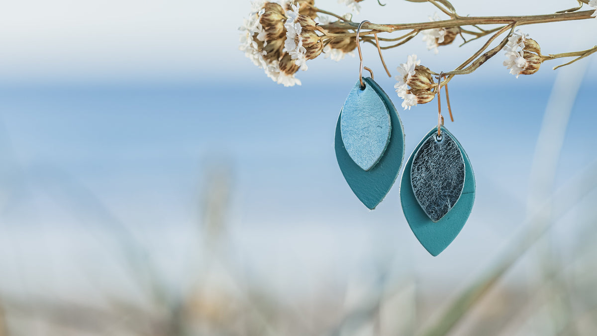 Blue Drop earrings 
