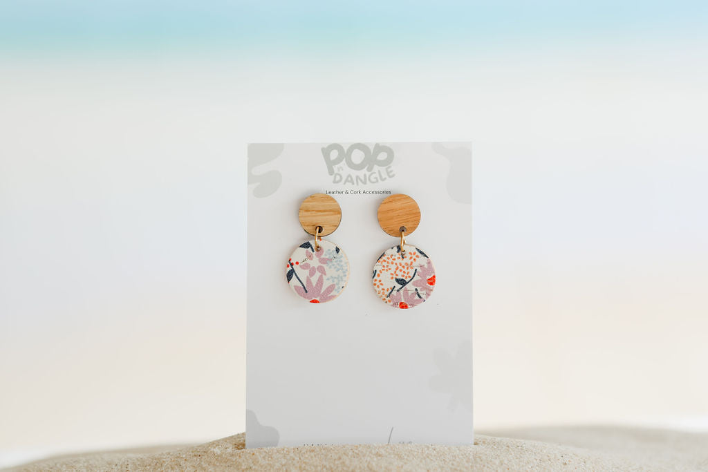 Soft Garden Orbit Drop Earrings 15m