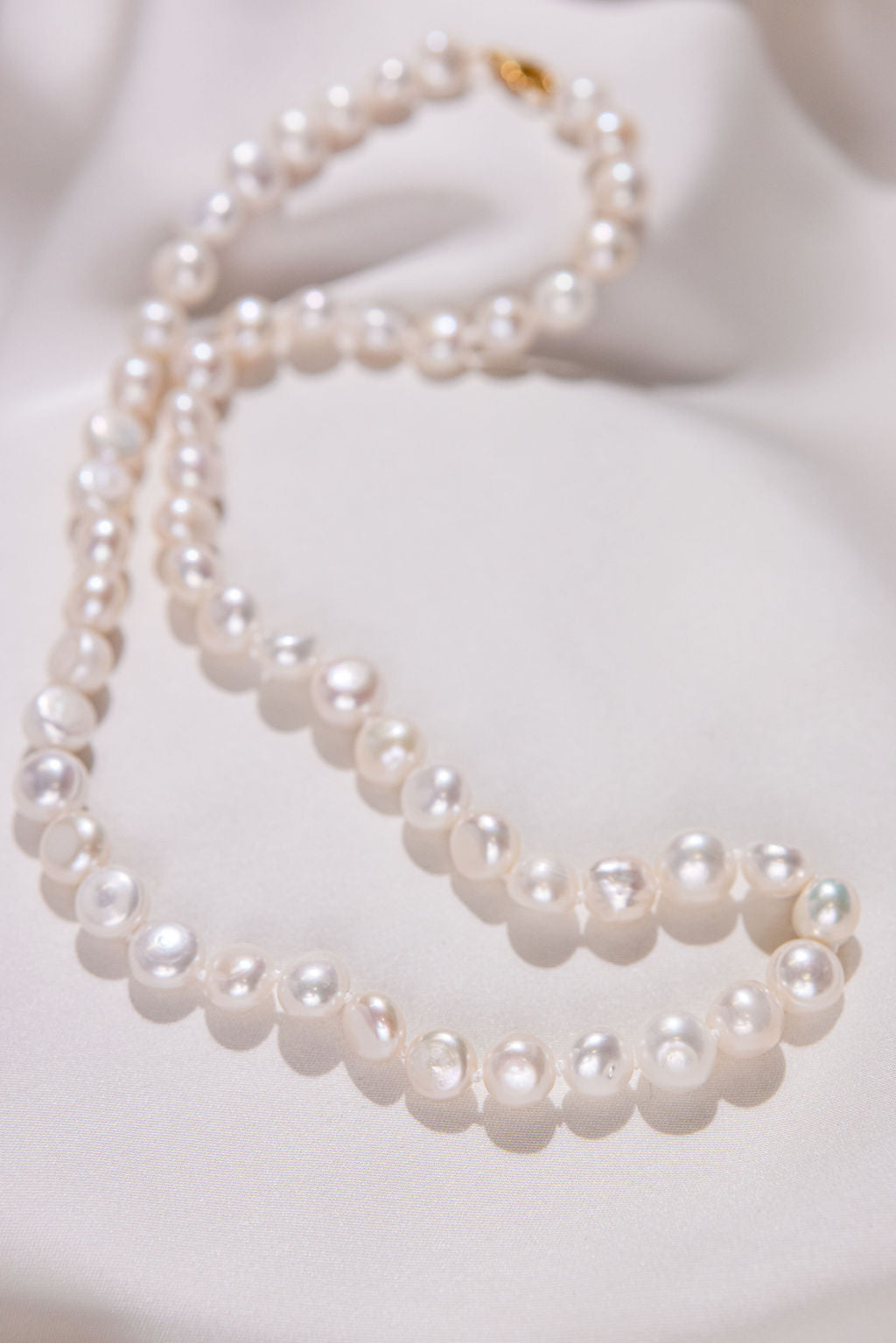 Freshwater Pearl Necklace Stainless Steel  Clasp