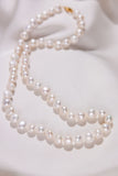 Freshwater Pearl Necklace Stainless Steel  Clasp
