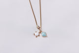 Turtle & Shell Charm Necklace
