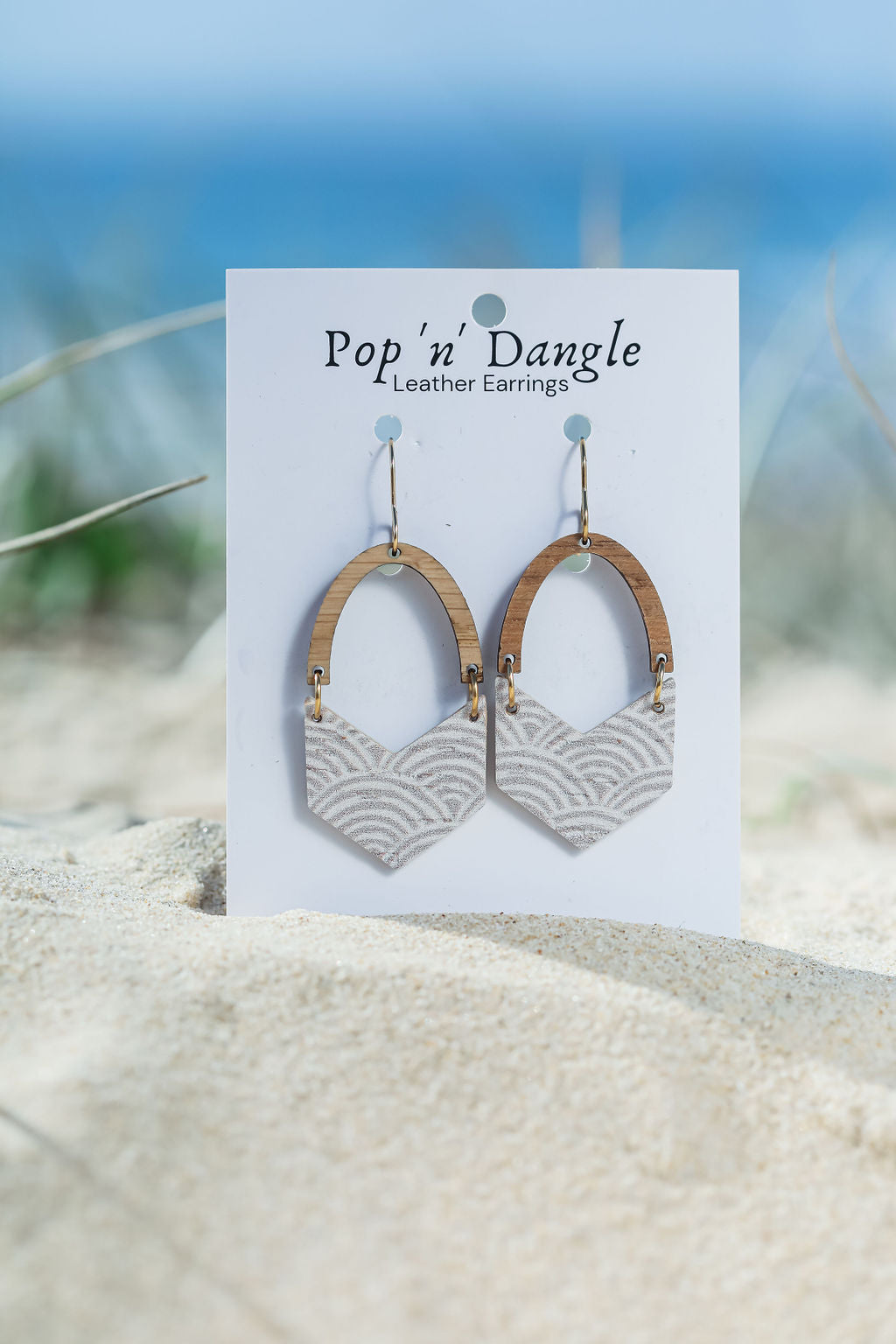 Elegant Arches Boho Circle V Shape Earrings 